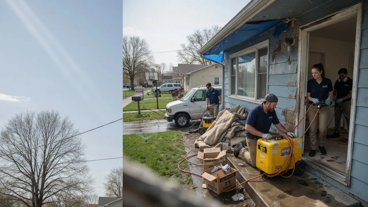 Basement Flood Cleanup in Santa, ID near me